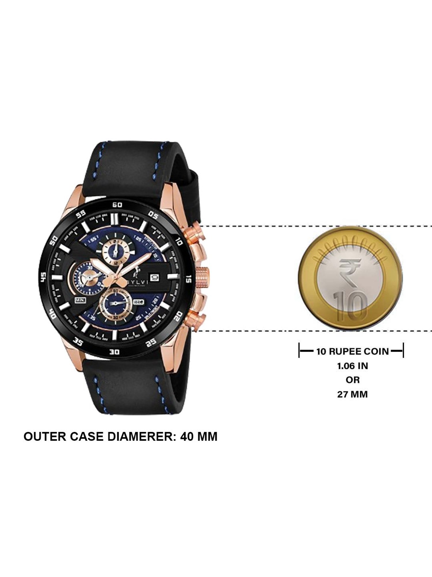 Sylvi EFR556-TIMEGRAPHER Chronograph Watch for Men