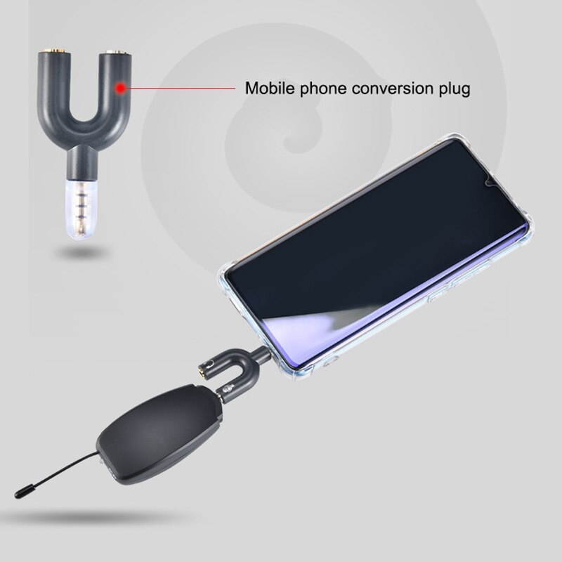 Lejiahong UHF Wireless Microphone Headset Lavalier Lapel Mic Voice Amplifier for Live Performance Speech Teaching Travel