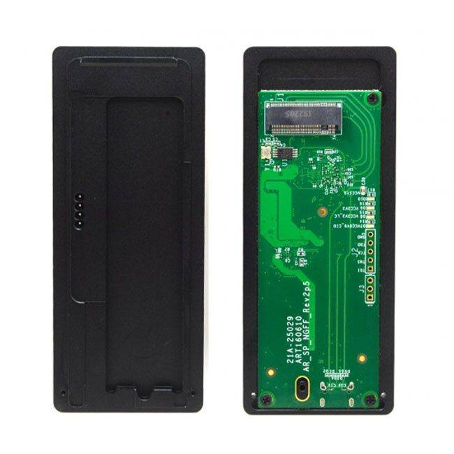 CY Thunderbolt 3 USB4 to PCI Express PCI-E to 80mm NVME NGFF M-key AHCI SSD Cartridge Enclosure TB-006