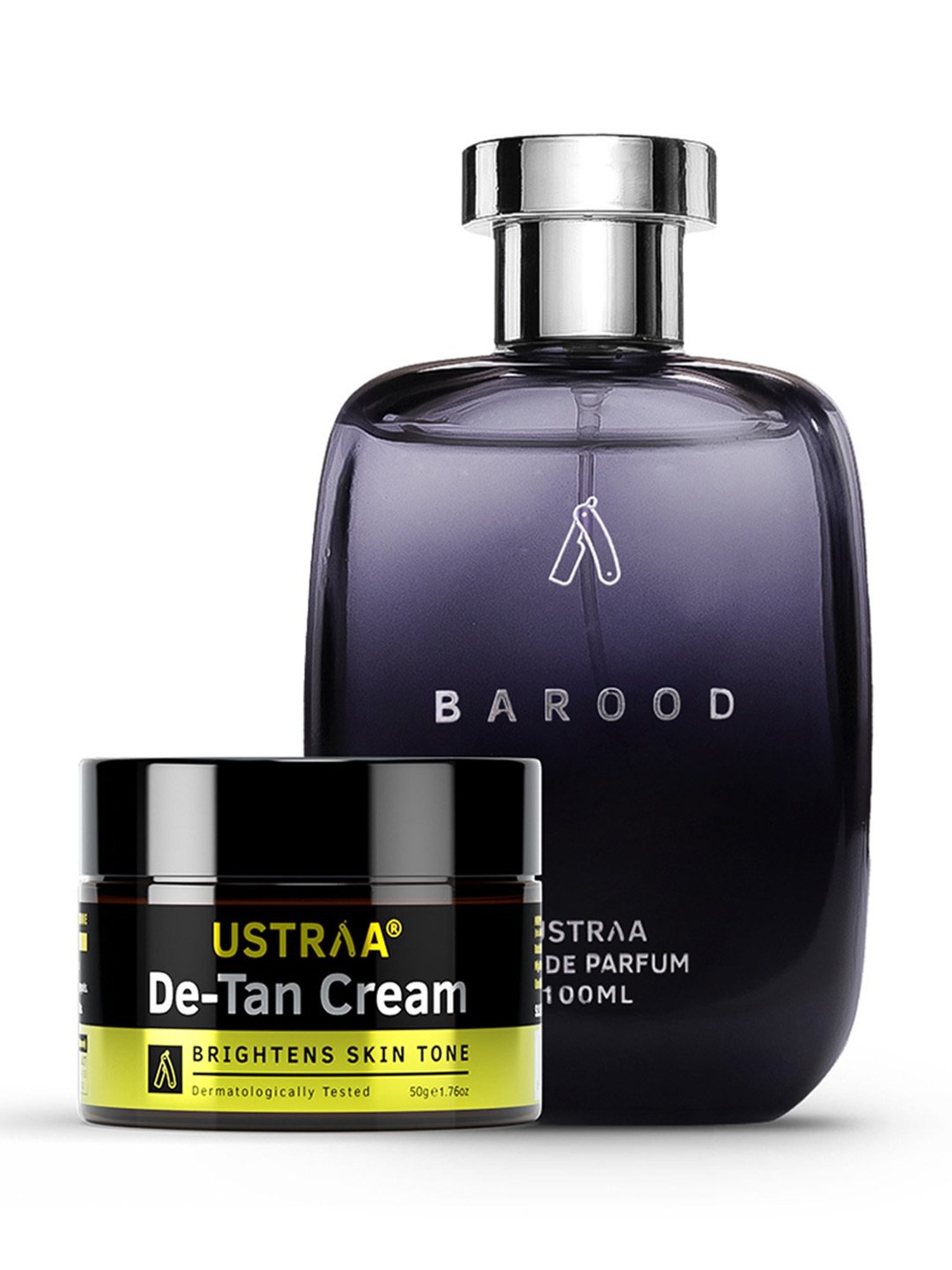 Ustraa Barood Eau De Parfum & De-Tan Face Cream - Set of 2