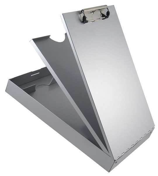 SAUNDERS 21118 8-1/2" x 11" Clipboard 1/2", Silver