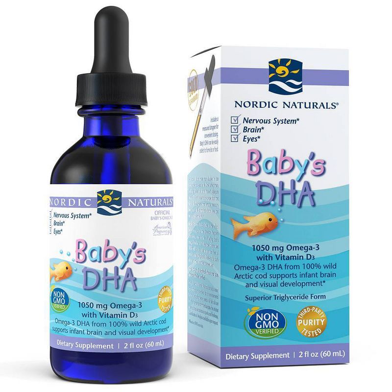 Nordic Naturals Baby's DHA Liquid Dietary Supplement - 2 fl oz