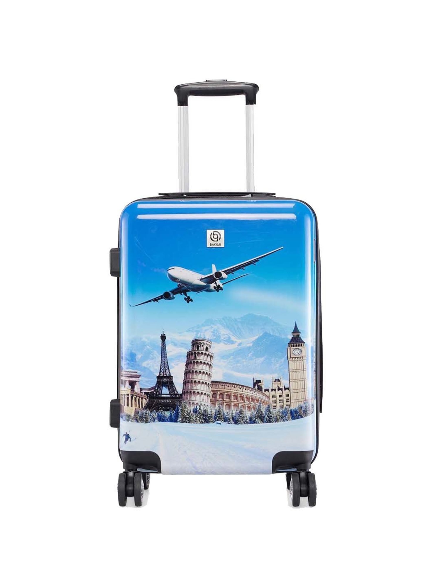 Baomi 632 Blue Hard Small Trolley Bag - 25 cm