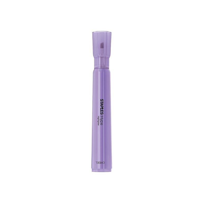 Staples Hype Tank Highlighters Chisel Purple Dozen (28558) 1780938