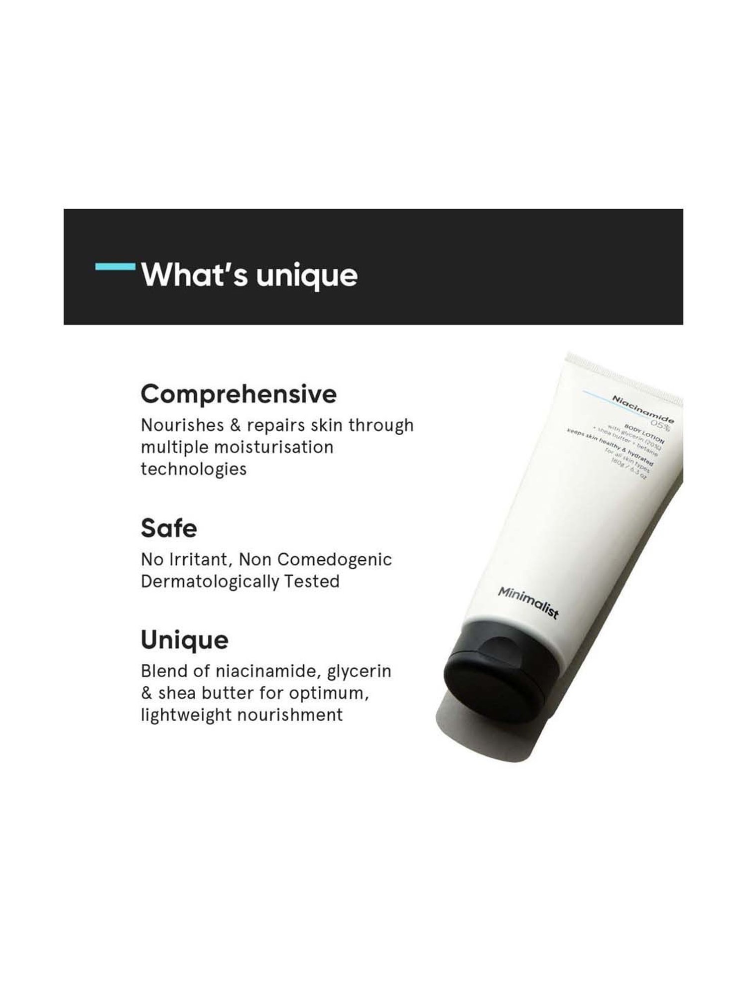 Minimalist Niacinamide 05% Body Lotion - 180 gm