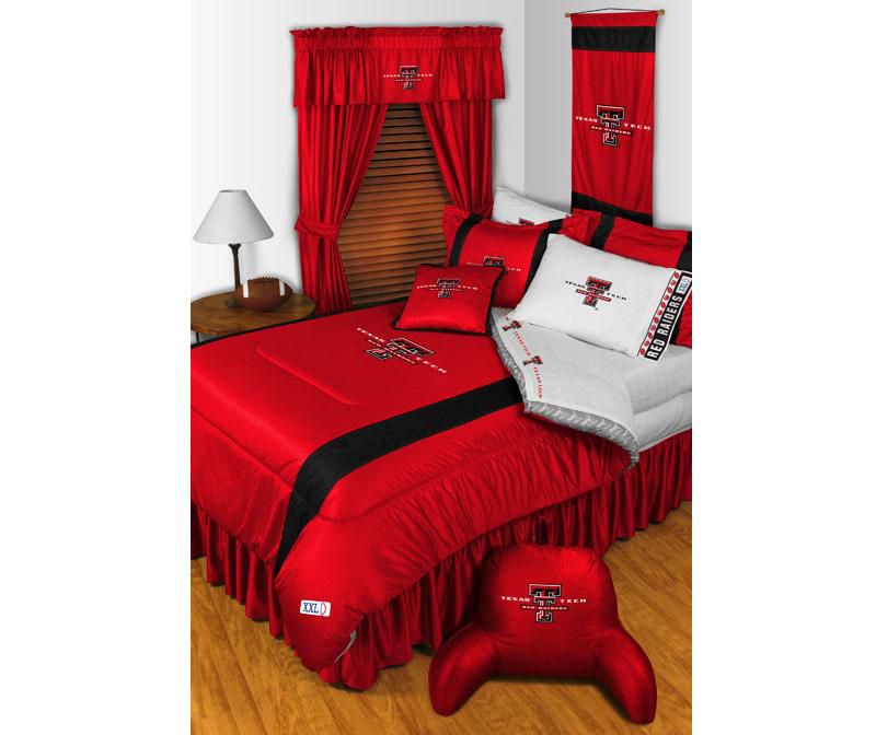 NCAA Pillowcase Locker Room Bedding - Texas Tech Red Raiders..