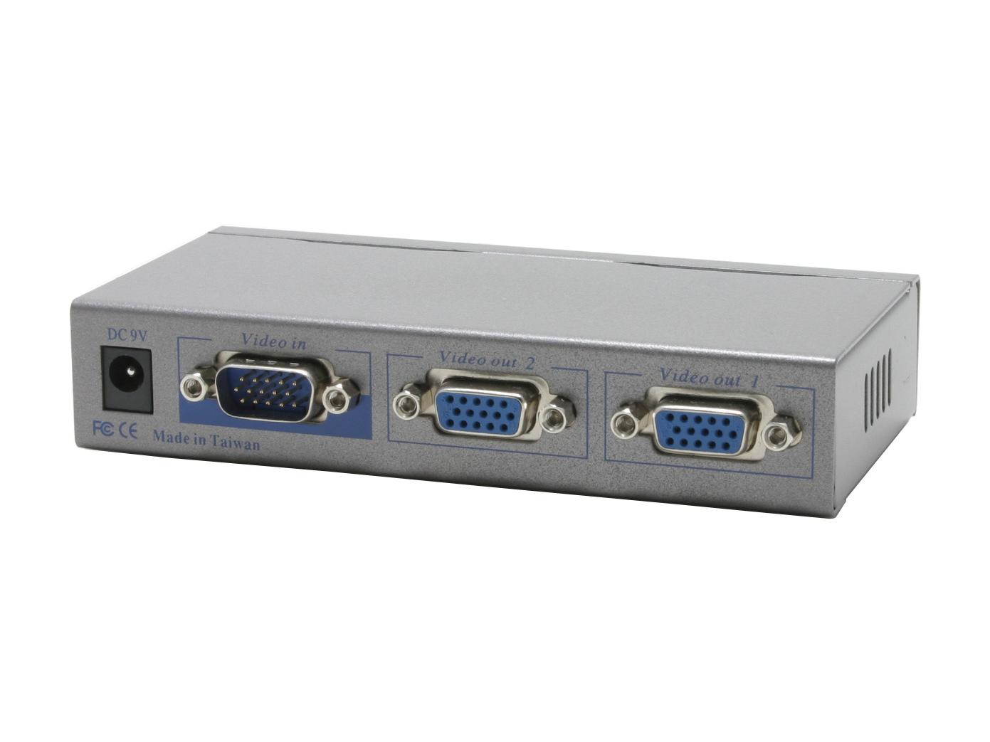 LINKSKEY LVS-002E 2-port Video Splitter w/ Enhanced Video (Cascadable)