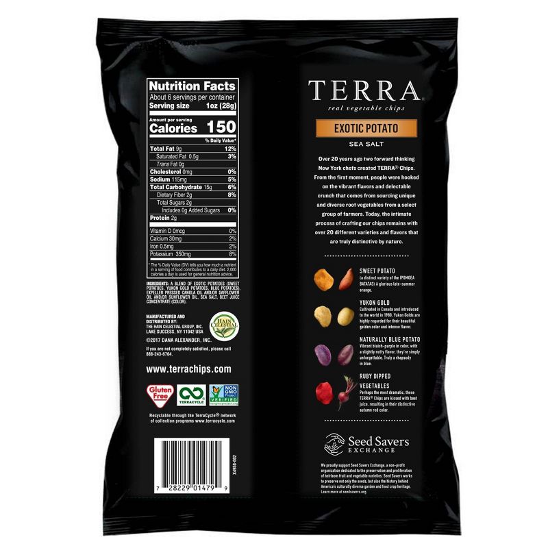 Terra Exotic Potato Sea Salt Chips - 5.5oz
