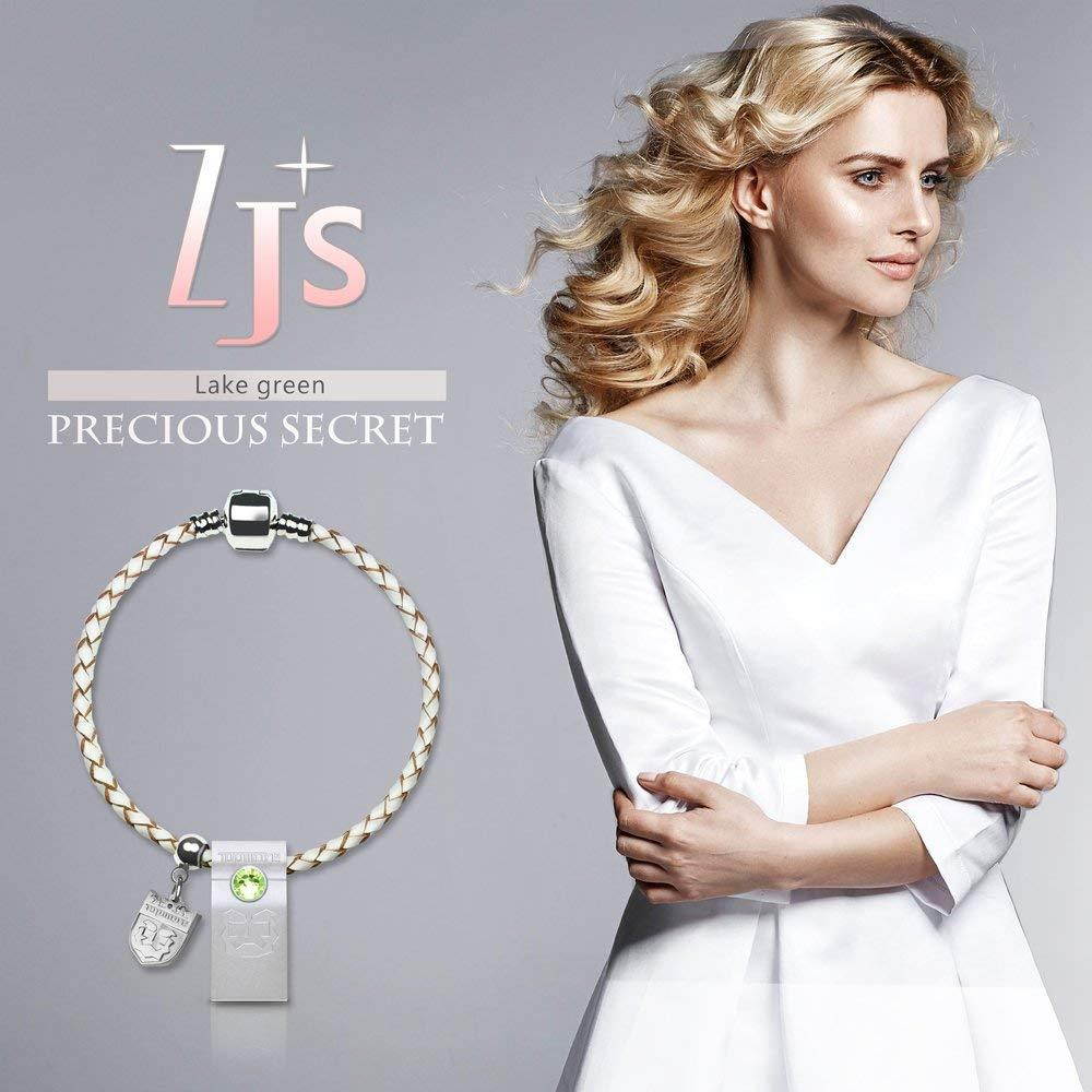 TOPMORE ZJ-S Series USB3.0 Encryption Security Flash Drive decorated with leather braided bracelet Flash Disk Fashion High speed Memory Stick (16GB, Green)