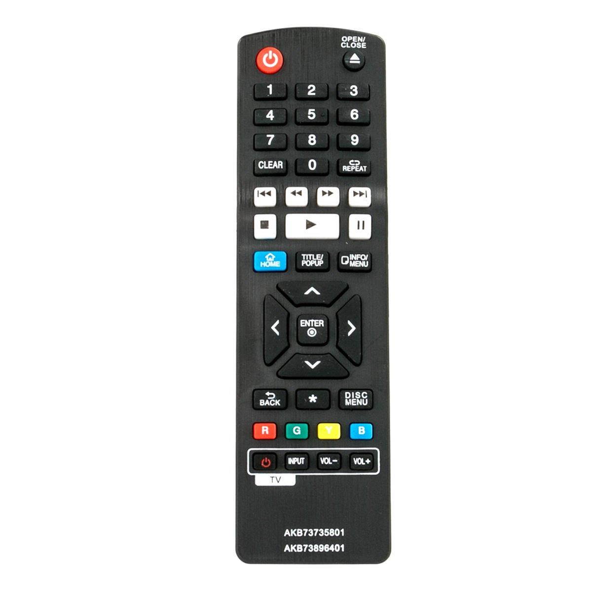 Replacement Remote Control Controller for LG Electronics UP870, UP875, UP970 4K Ultra-HD Blu-Ray Player
