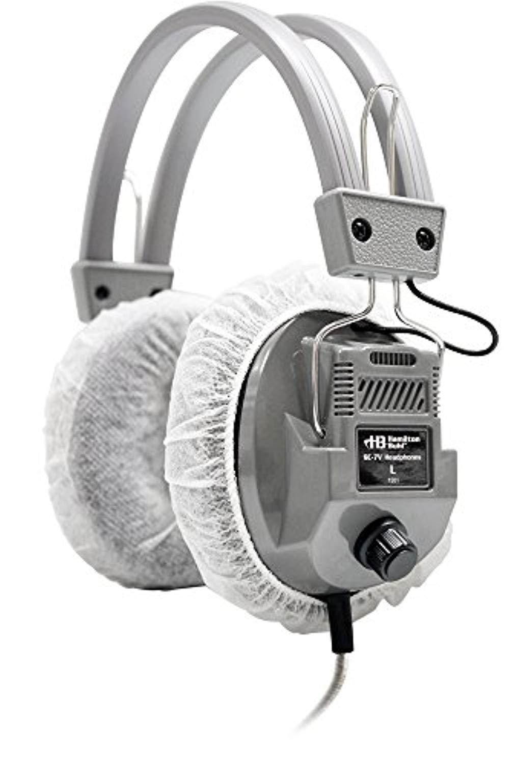 Hamilton Buhl HygenX Sanitary Headphone Covers for Over-Ear Headsets, 50 Pair