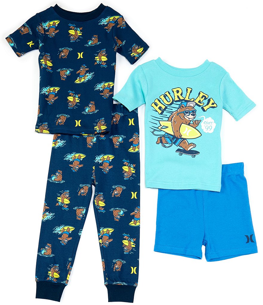 Komar Kids Little/Big Boys 4-16 Sharks 3-Piece Pajamas Set