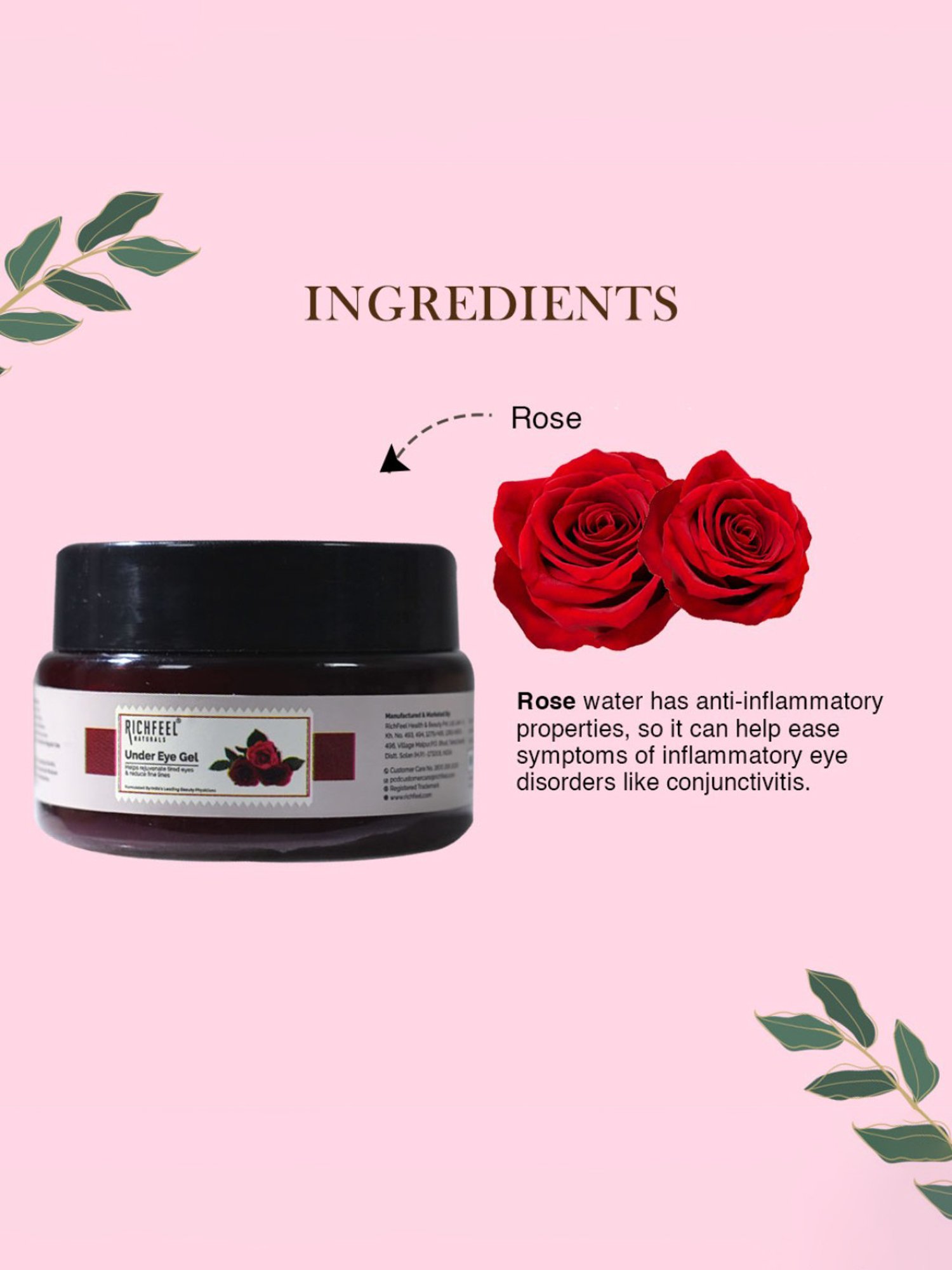 Richfeel Under Eye Gel - Pack of 2