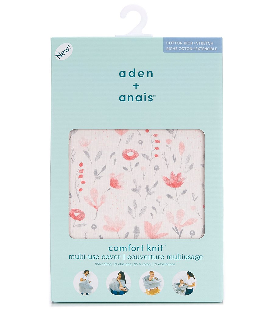 Aden + Anais Baby Girls Perennial Print 6-In-1 Multi-Use Cover