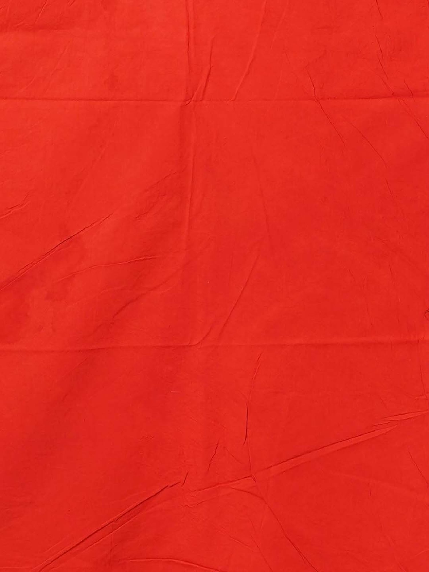 Unnati Silks Yellow & Red Cotton Printed Saree With Unstitched Blouse