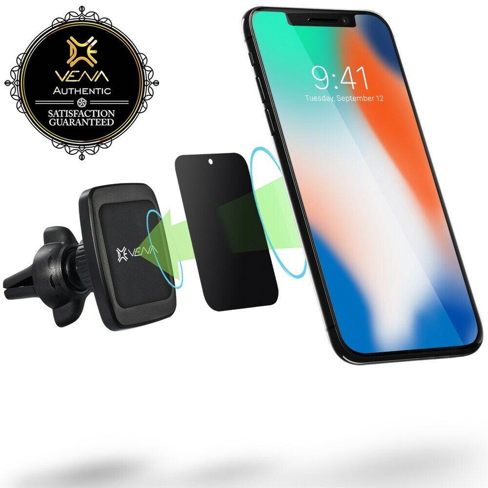 Air Vent Magnetic Car Mount Phone Holder 360 Rotate iPhone 11 XR XS Galaxy Pixel