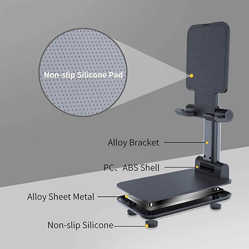 Portable Phone Stand for Desk Adjustable Foldable Holder for Tablet amp Phone Business Gift Handheld Sized Travel