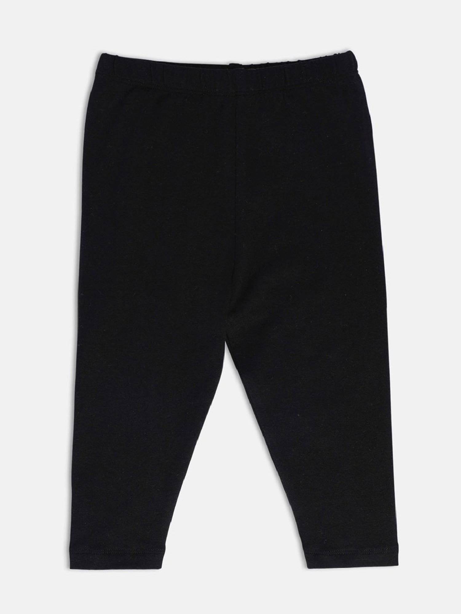 MINIKLUB Kids Black Solid Leggings