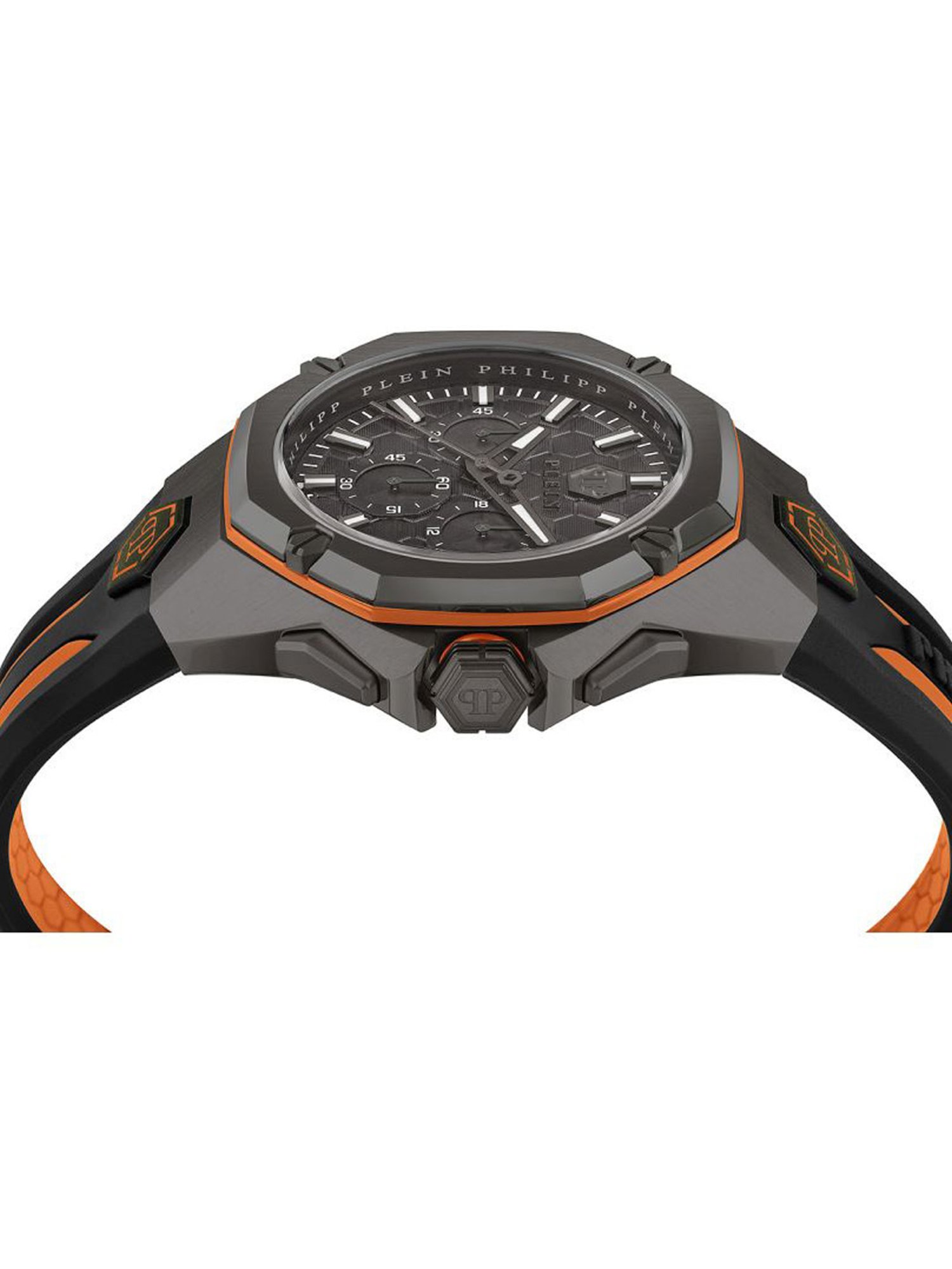 PHILIPP PLEIN Octagon Men Gun Round Dial Analog Watch - PWTBA0523