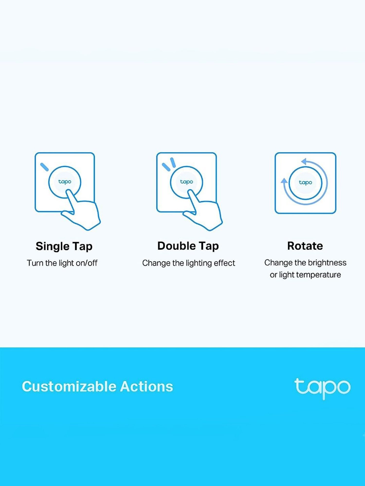 TP-LINK Tapo S200D Smart Remote Dimmer Switch with Multiple Ways Control (White)