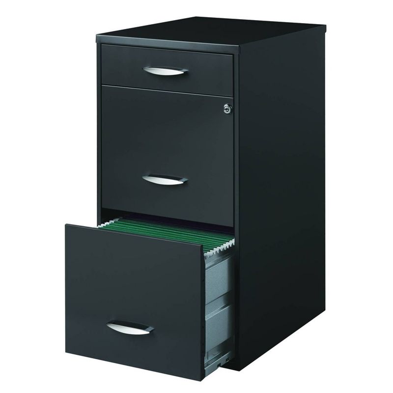 Office Designs 3 Drawer File Cabinet Letter size Gray