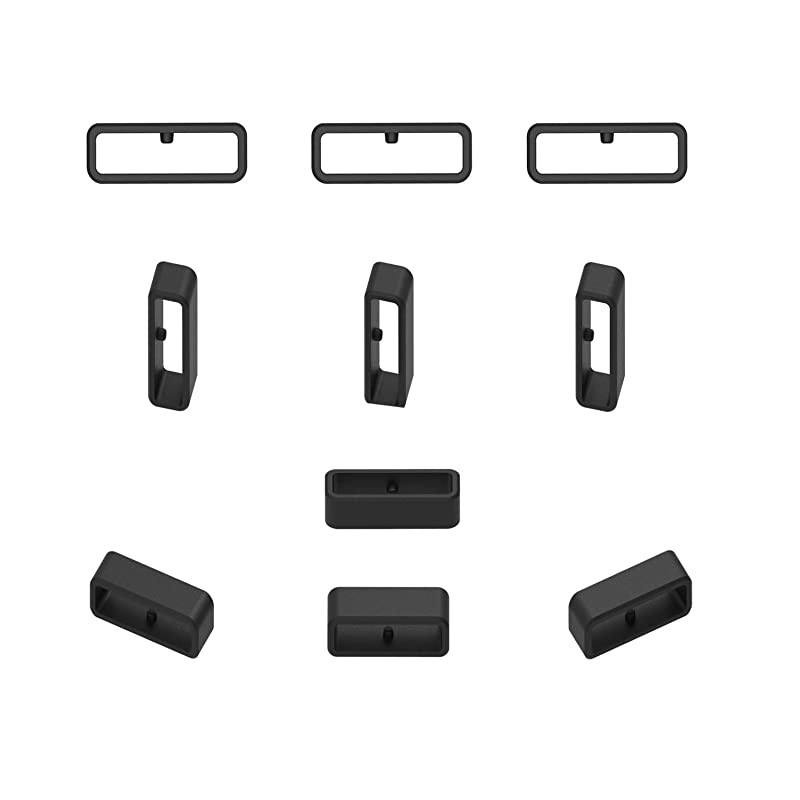 Replacement Band Keeper for Garmin Fenix 6 Instinct Silicone BandsPack of 11Compatible with Fenix 5 Fenix Chronos Fastener Ring Security Loop