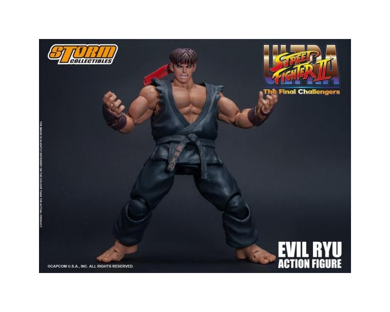 Evil Ryu 1:12 Scale Figure I Street Fighter | Storm Collectibles Action figures