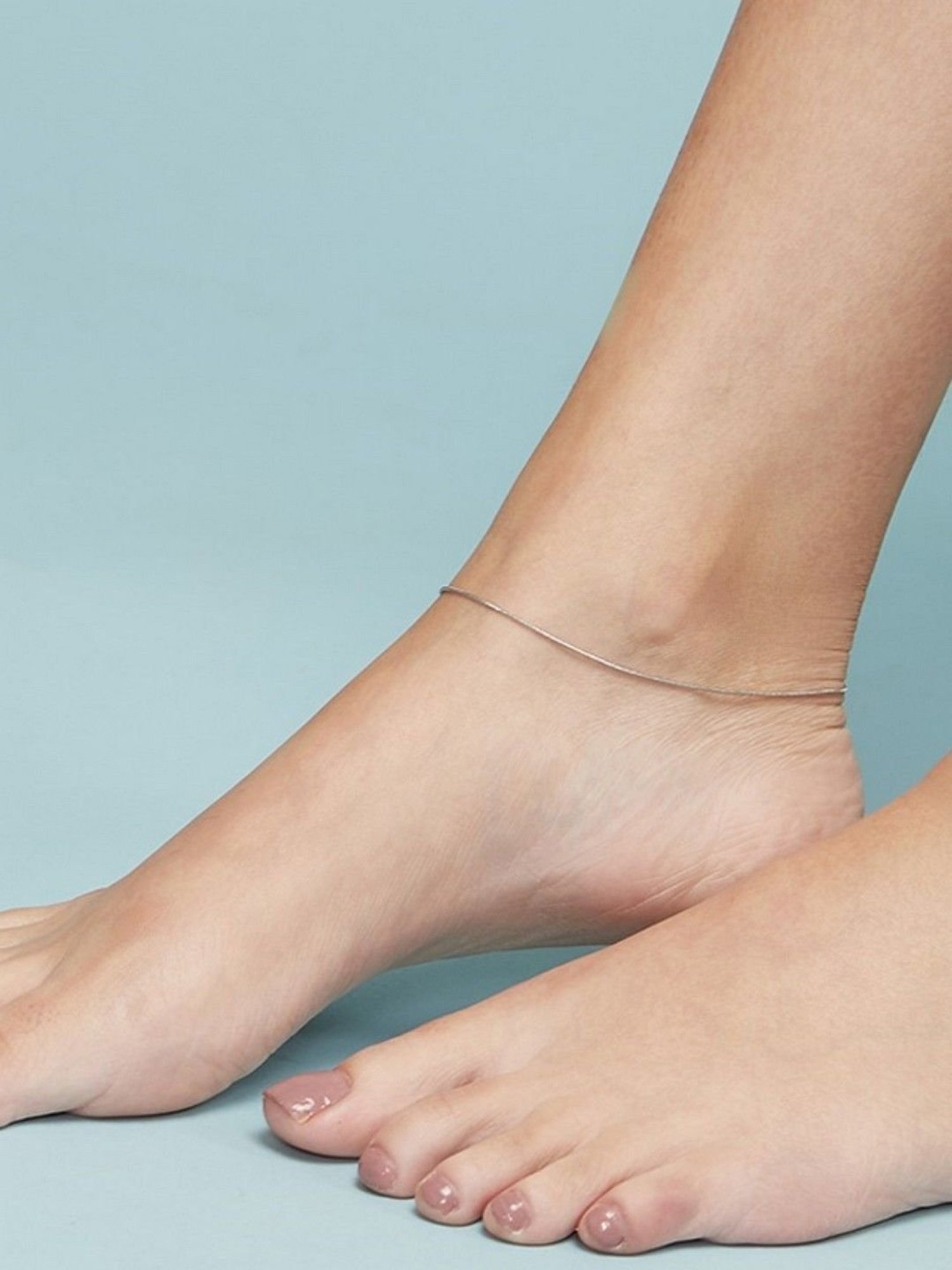 Zavya 92.5 Sterling Silver Anklet for Women