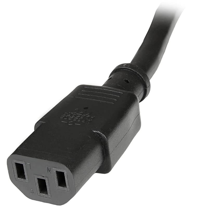com 3 ft Standard Computer Power Cord Extension - C14 to C13 - Power extension cable - IEC 60320 C14 to IEC 60320 C13 - 3 ft - black - PXT1003