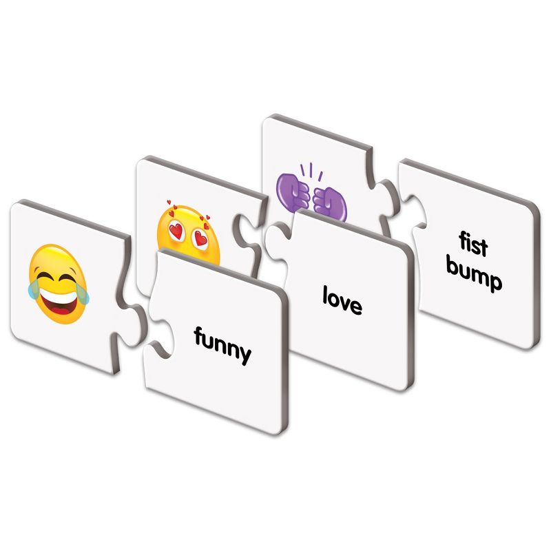 The Learning Journey Match It! Emojis 30 self correcting puzzle sets