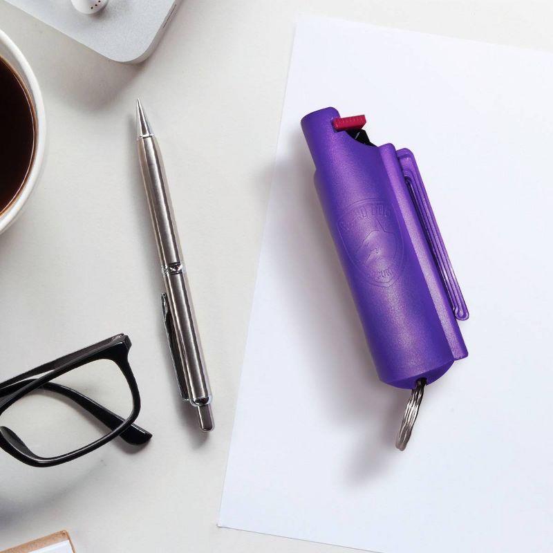 Guard Dog Security Quick Action Pepper Spray Purple