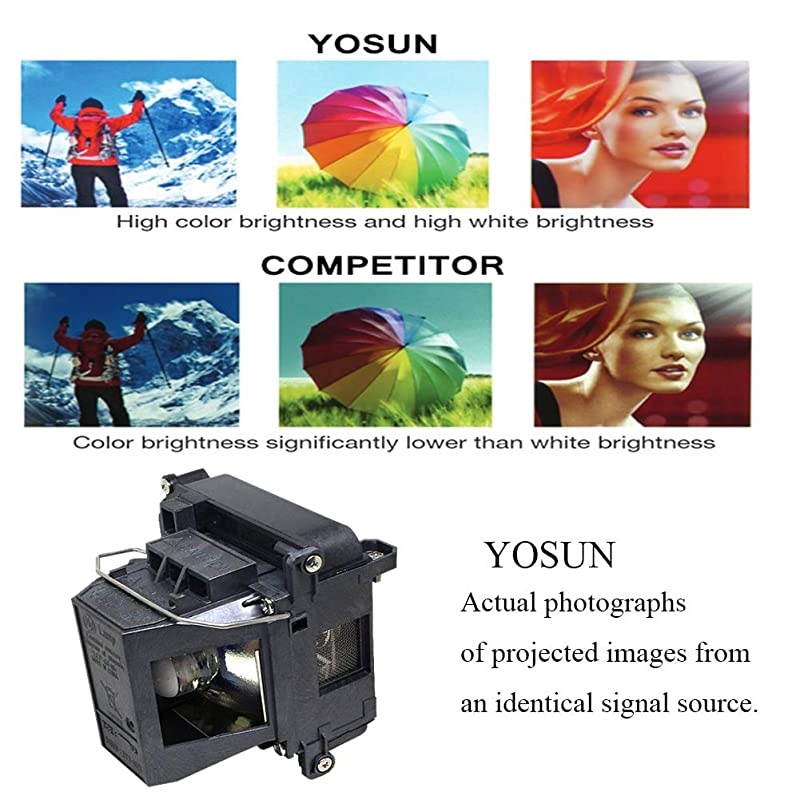 Replacement Projector Lamp for Epson elplp60 elplp61 v13h010l60 v13h010l61 PowerLite 420 425W 905 92 93 95 96W 1835 430 435W 915W D6150 Projector Lamp Bulb with Housing