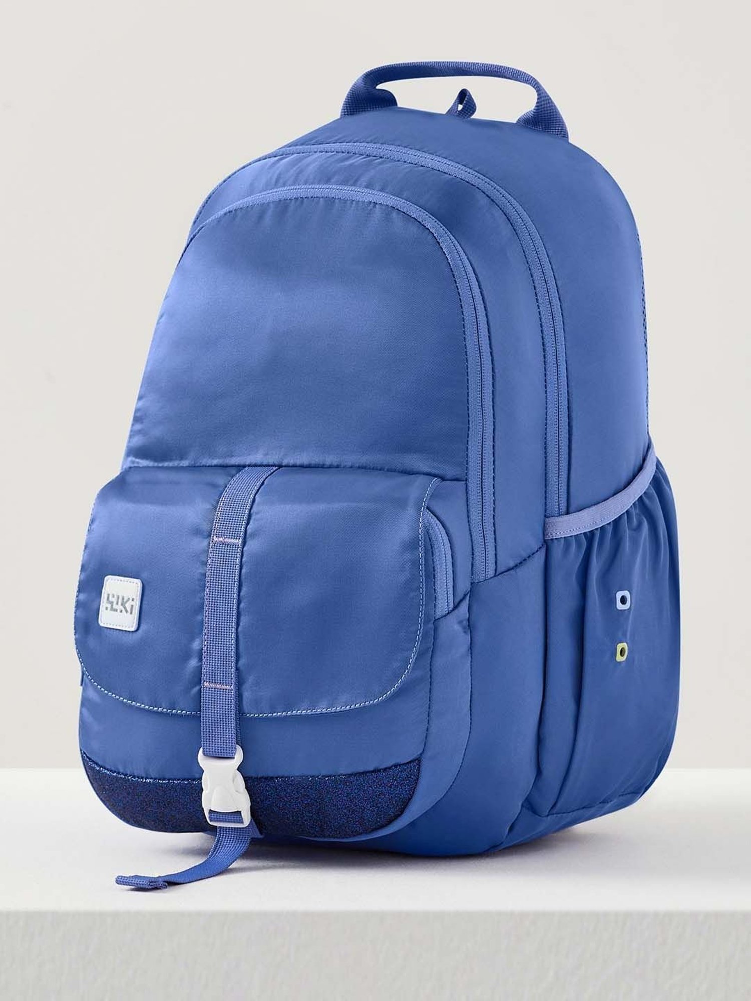 Wiki Back to School Pack Plus Purple Polyester Solid Backpack - 22 Ltrs