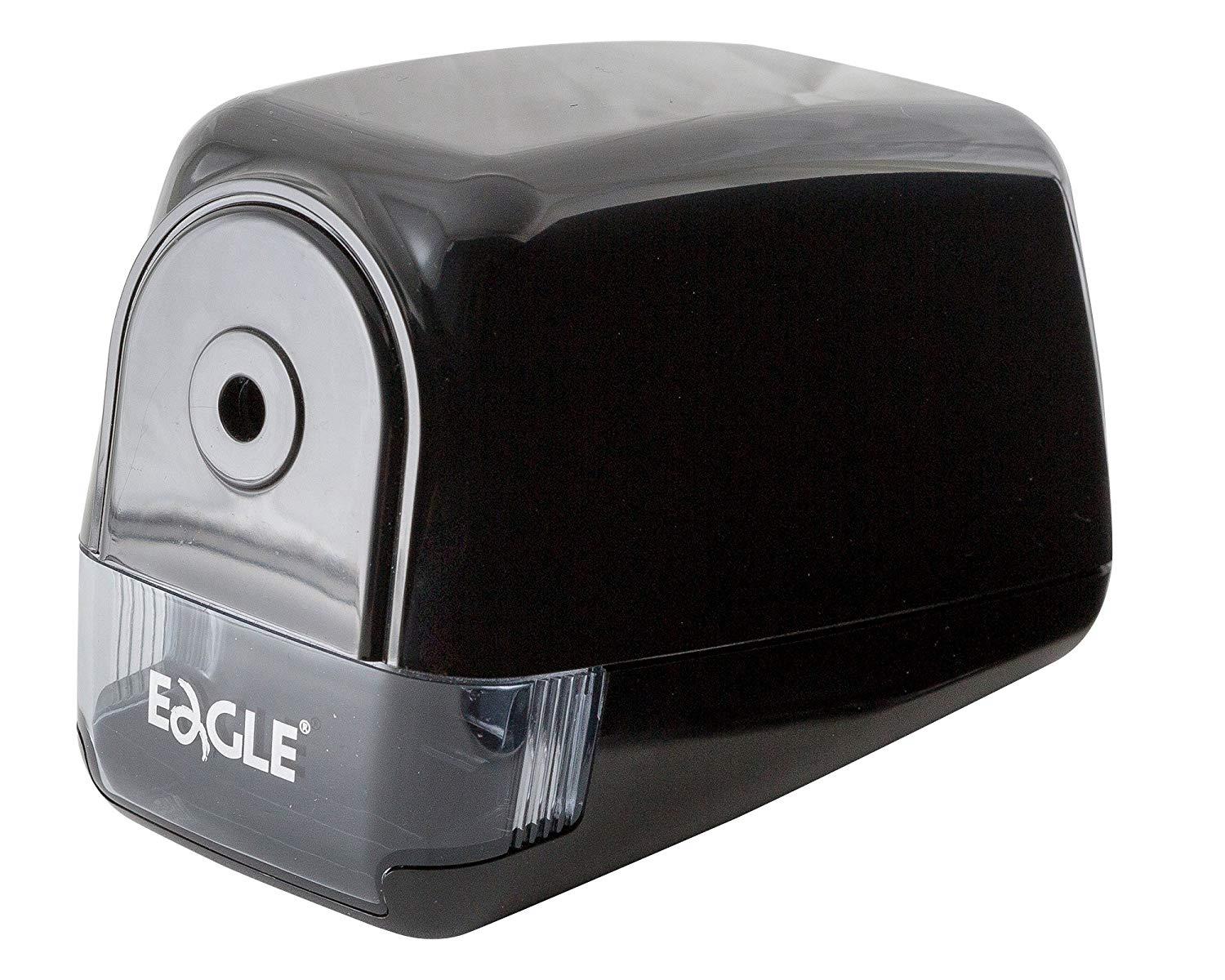 Eagle Electric Pencil Sharpener - Heavy Duty Helical Blade- Medium Use Motor with Overheat Protection - Perfect for Regular Pencils - Best for School, Home, and Office Use