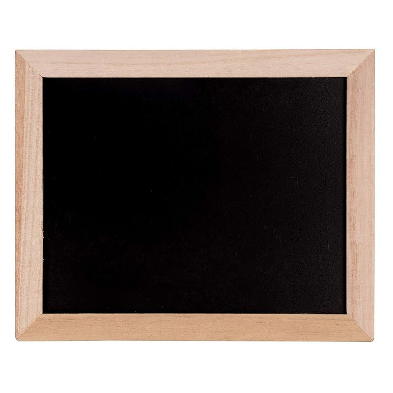 Juvale  4-Pack Black Wooden Framed Chalkboard Blackboard 10.4 x 8.5 in