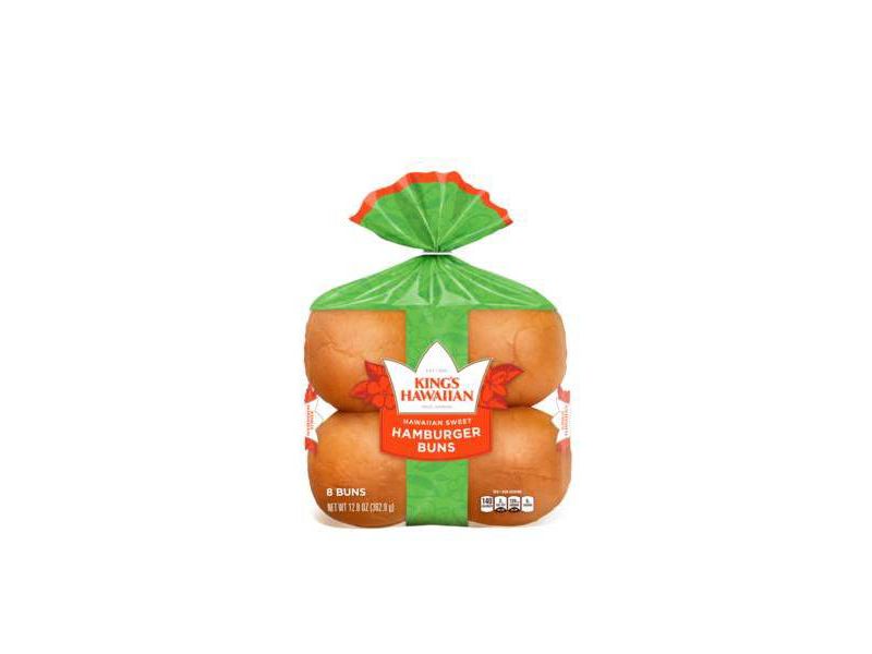 King's Hawaiian Sweet Hamburger Buns - 12.8oz/8ct