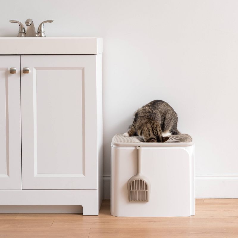 IRIS Premium Top Entry Cat Litter Box