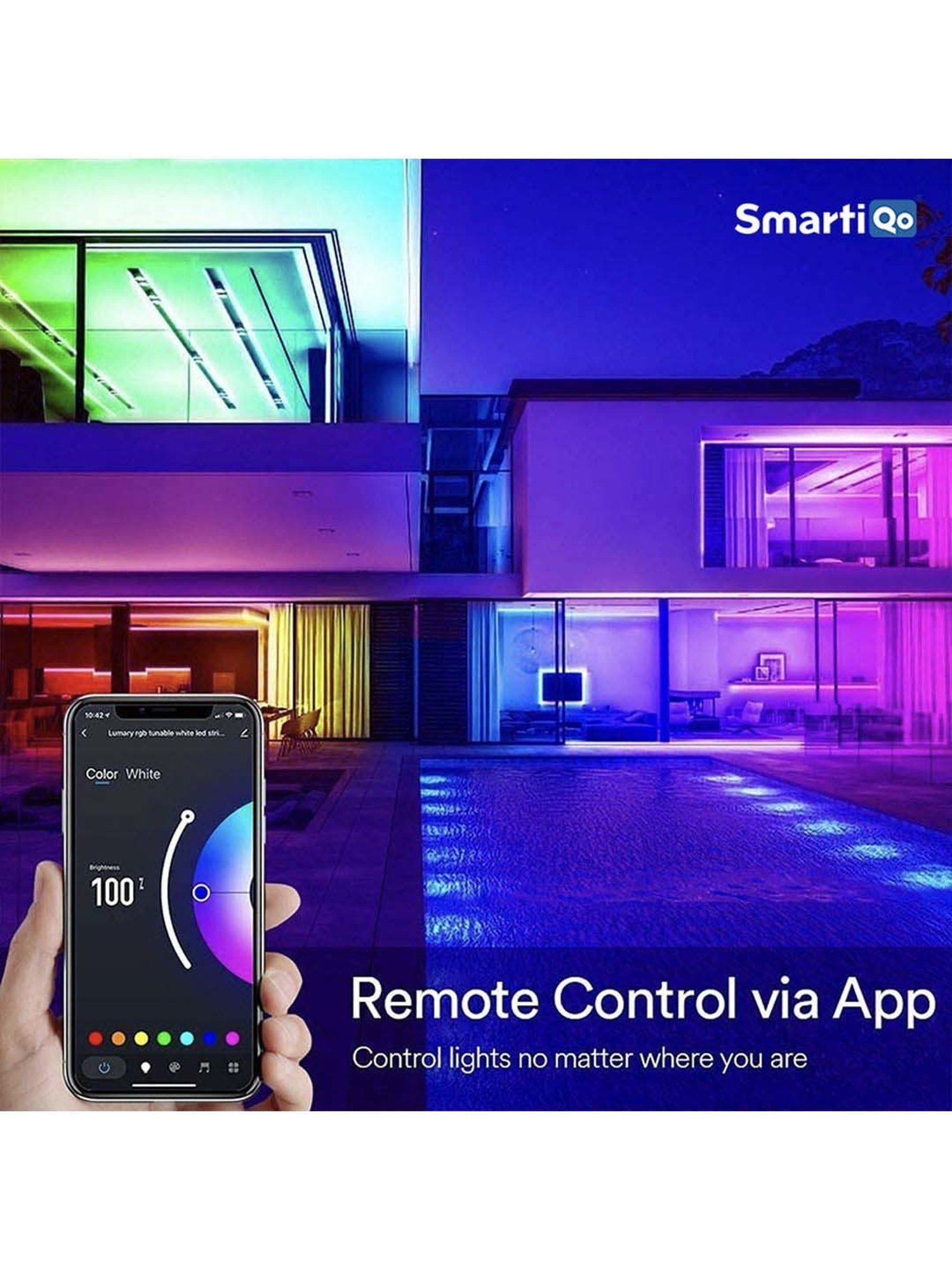 SmartiQo Smart Strip Lights (5 Meter RGBW)