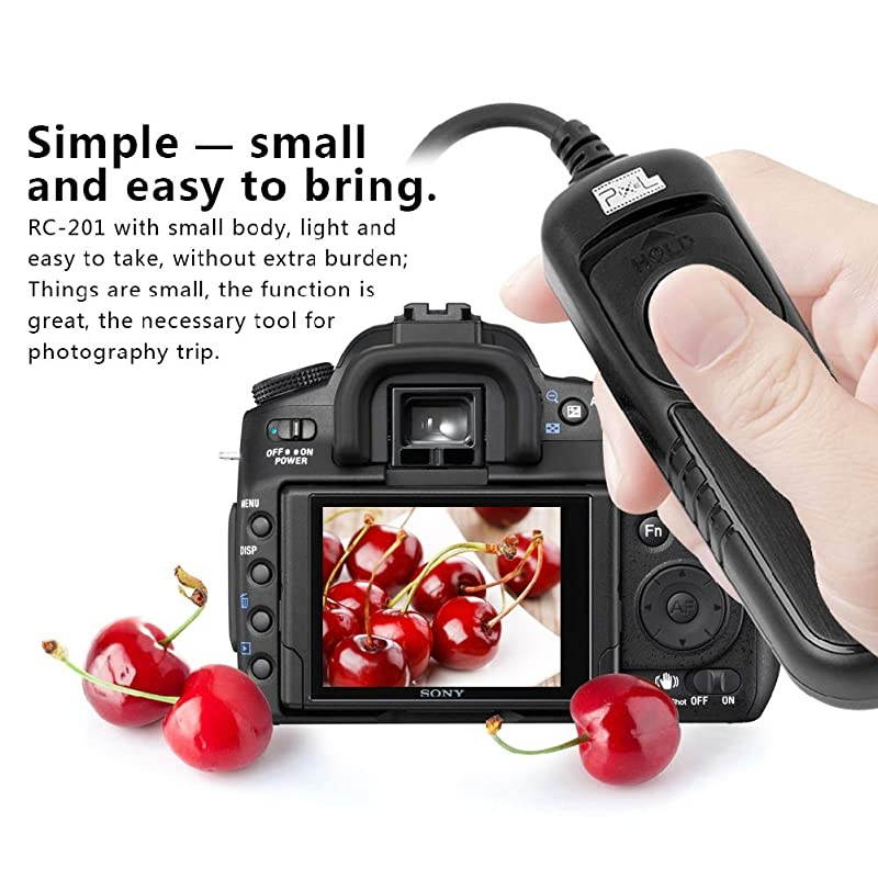 RC201DC2 Wired Shutter Release Control for Nikon D750 D610 Z6 Z7 DSLR Camera