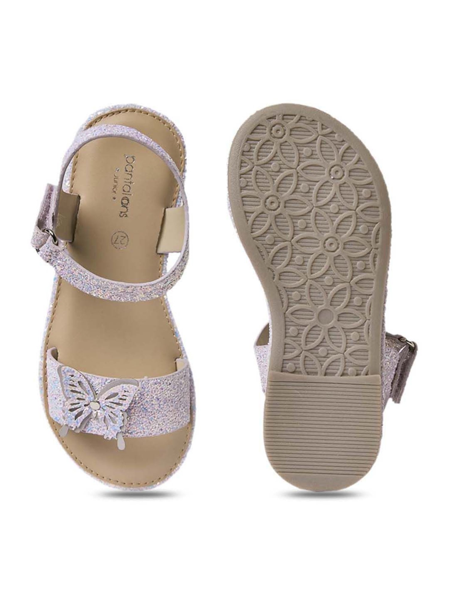 Pantaloons Junior Lilac Ethnic Sandals