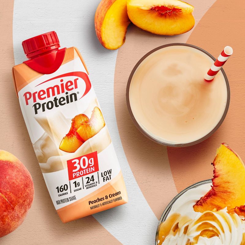 Premier Protein Shake - Peaches 'n Cream - 11 fl oz/4pk