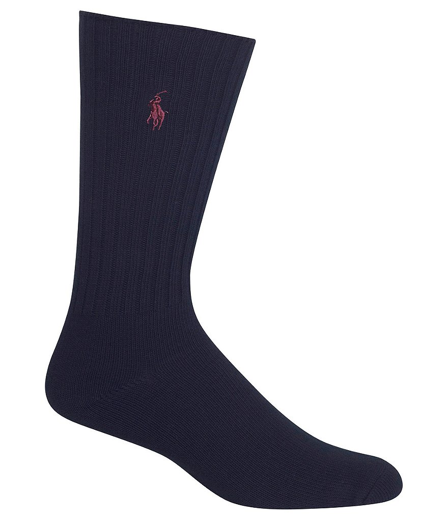 Johnston & Murphy Wool-Blend Ribbed Dress Socks