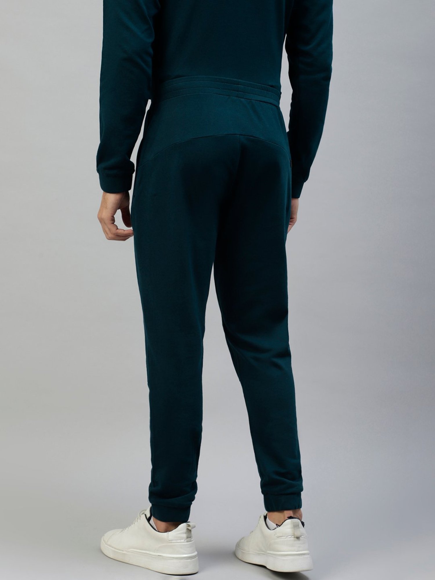 Slowave Teal Regular Fit Joggers