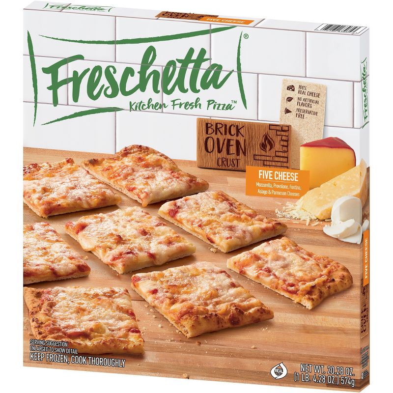 Freschetta Brick Oven 5 Italian Style Cheese Frozen Pizza - 20.28oz