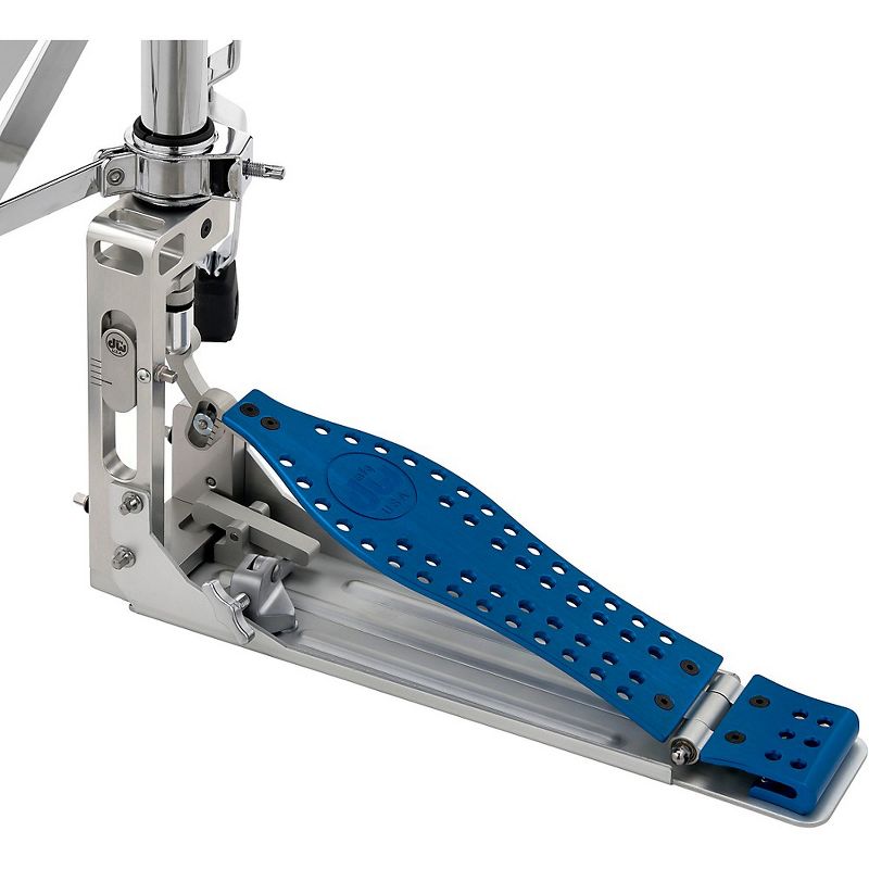DW Colorboard Machined Direct Drive 3-Legged Hi-Hat Stand with Blue Footboard