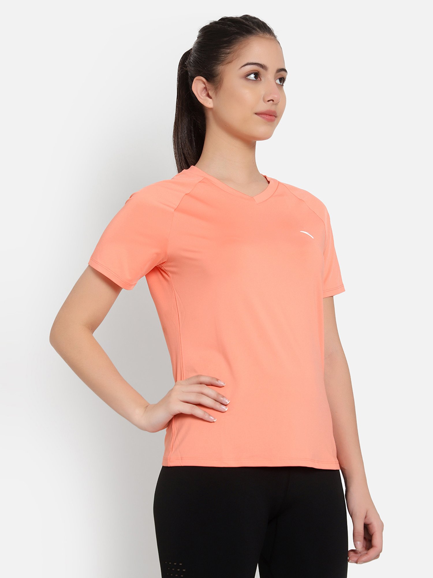 Anta Peach Regular Fit Sports T-Shirt