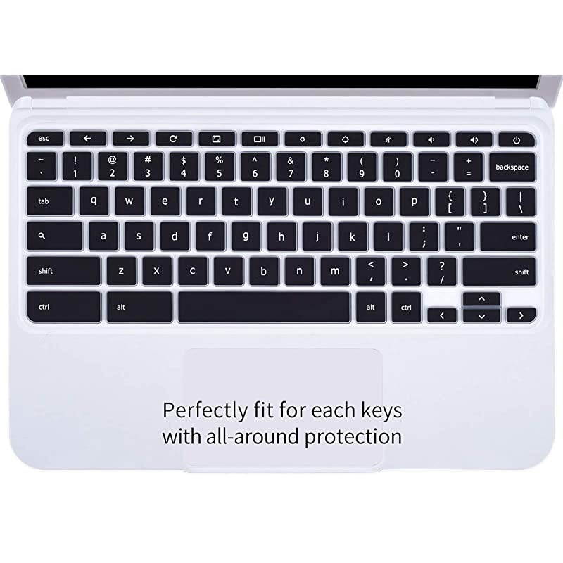 Keyboard Skin Cover for Acer Chromebook Spin 11 311 CP311 511 512/Chromebook 11 CB3-131 CB3-132 CP311 C738T CB5-132T/Chromebook Spin 713 CP713 R13 CB5-312T/Acer Chromebook 14 15 inch, Black