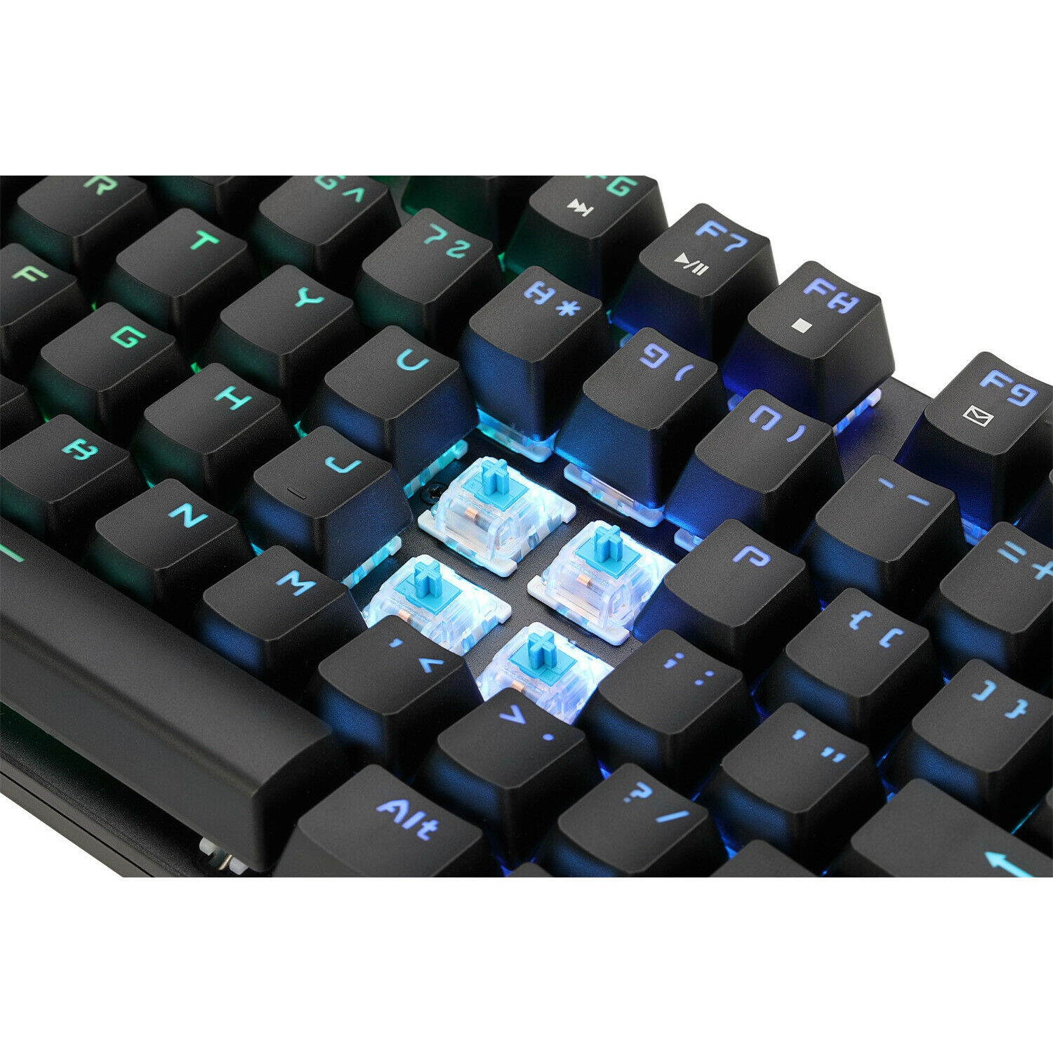 Adesso RGB Programmable Mechanical Gaming Keyboard with Detachable Magnetic Palm