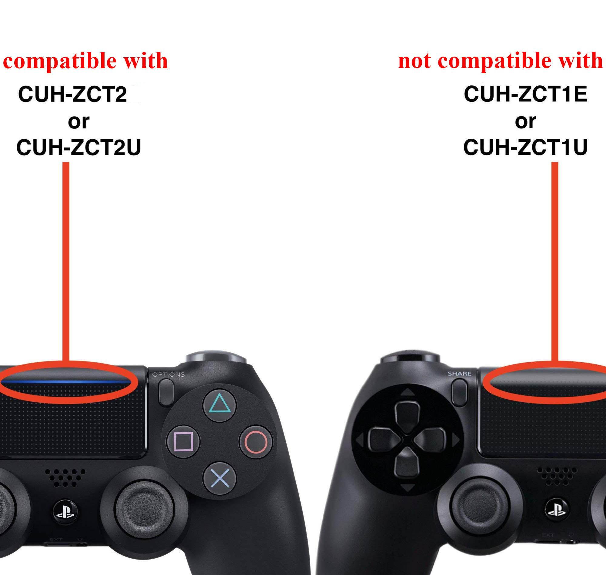 OSTENT High Quality 3.7V 1000mAh Rechargeable Li-ion Battery Pack Replacement for Sony PS4 Pro Slim Bluetooth Wireless Dual Shock Controller Second Generation CUH-ZCT2 or CUH-ZCT2U New 2016 Version