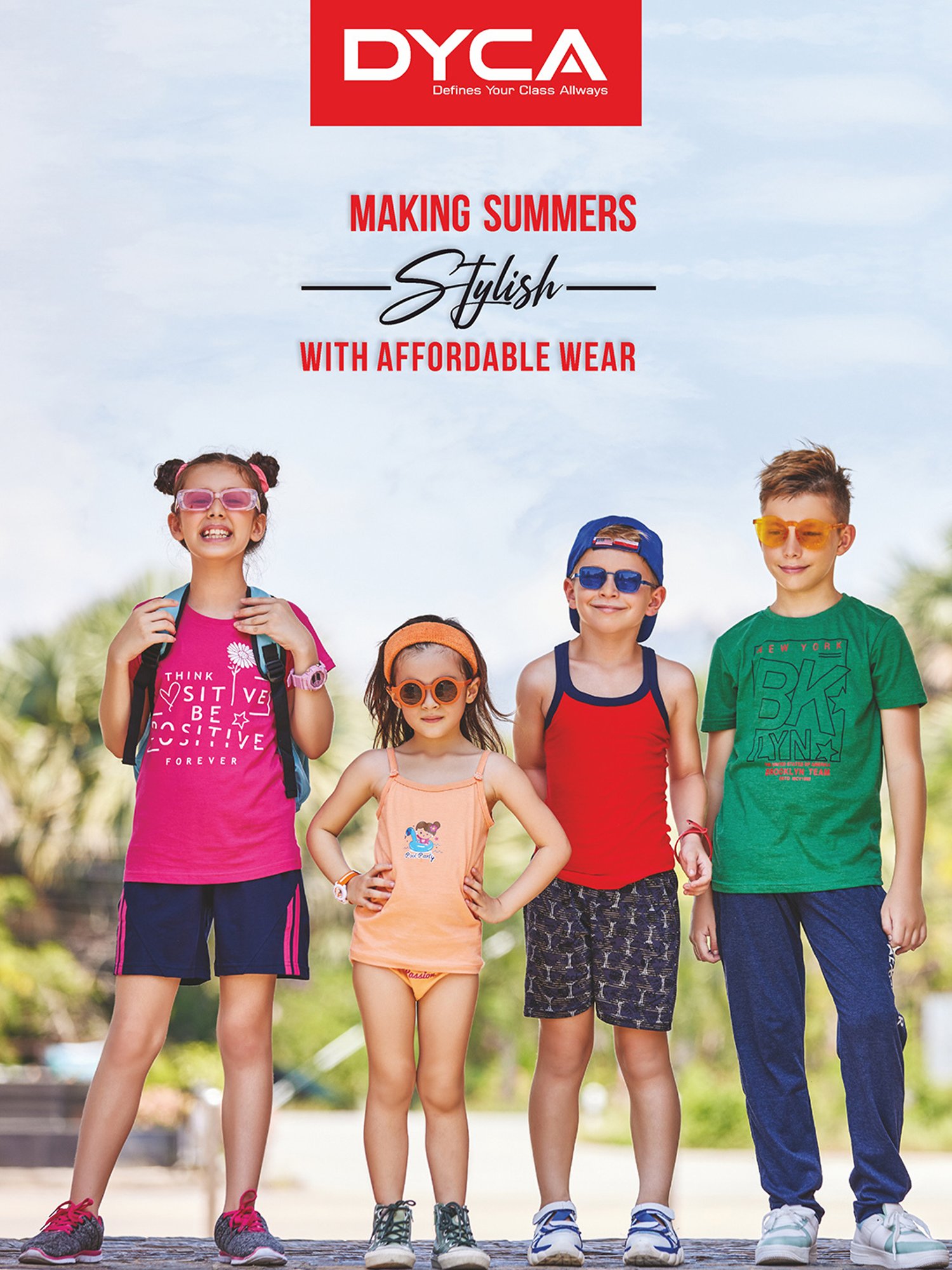 Dyca Kids Red Graphic T-Shirt